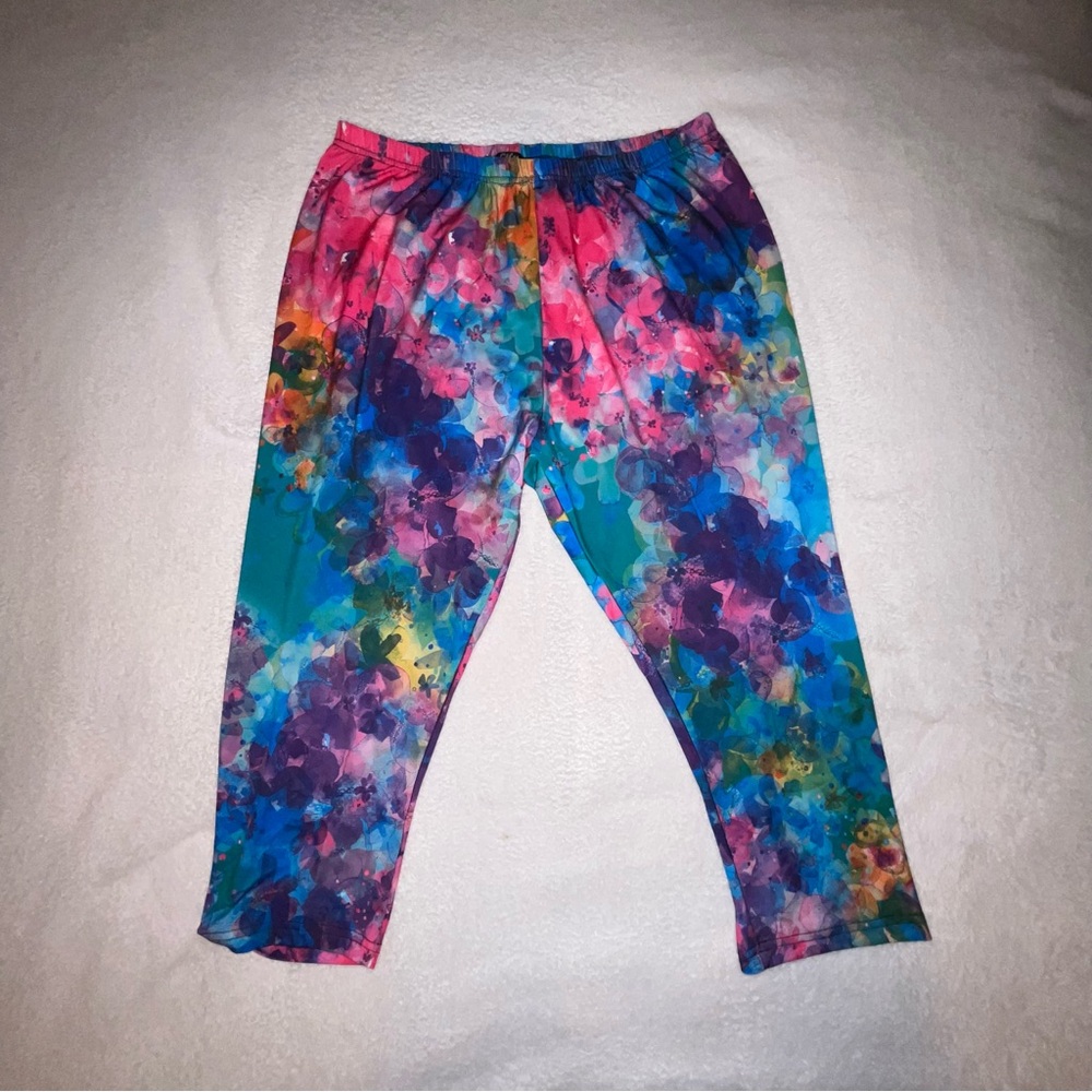 Women’s oversized Colorful capri Leggings